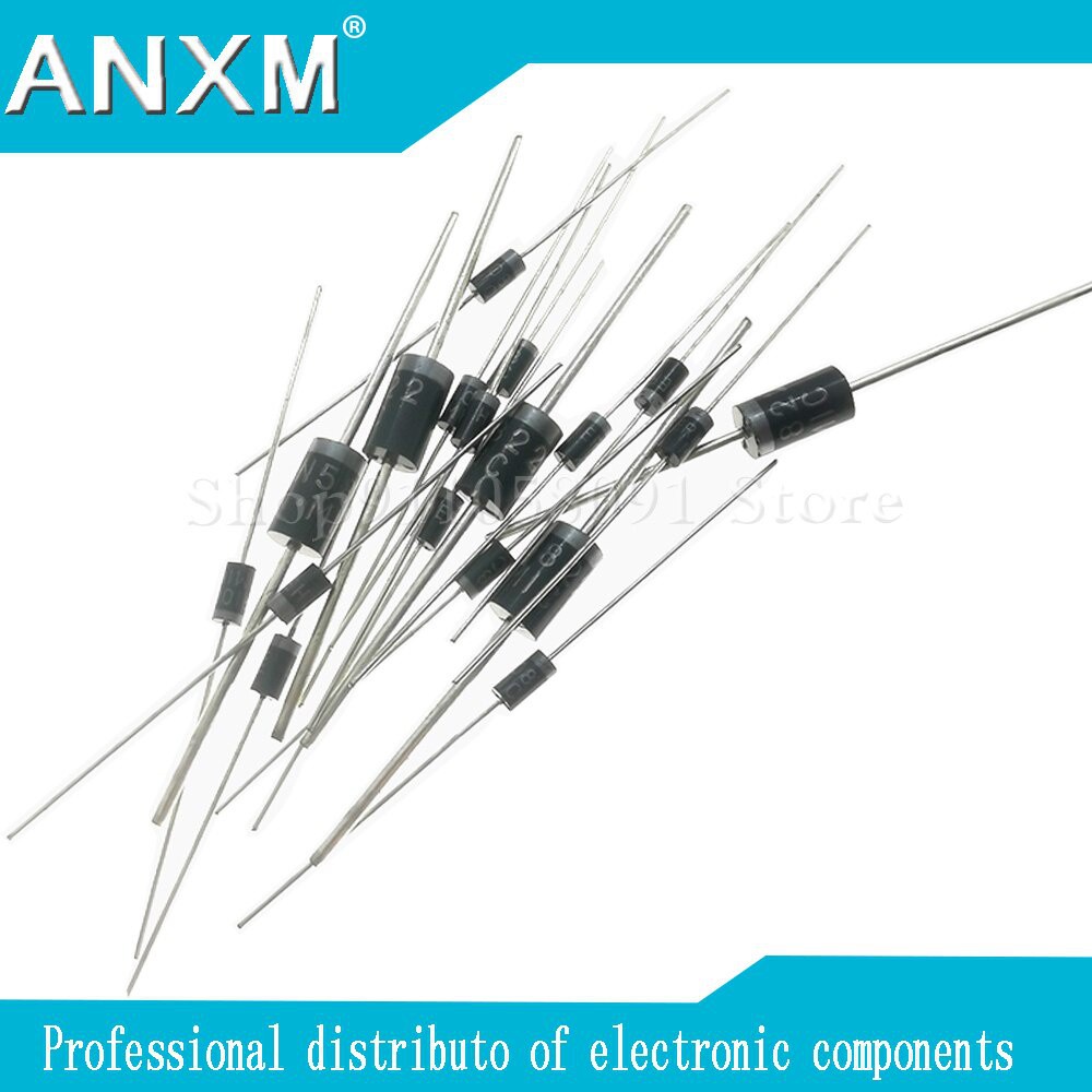 Set 50 Điốt Bán Dẫn SR260 SB260 2A 60V DO-15 Chuyên Dụng