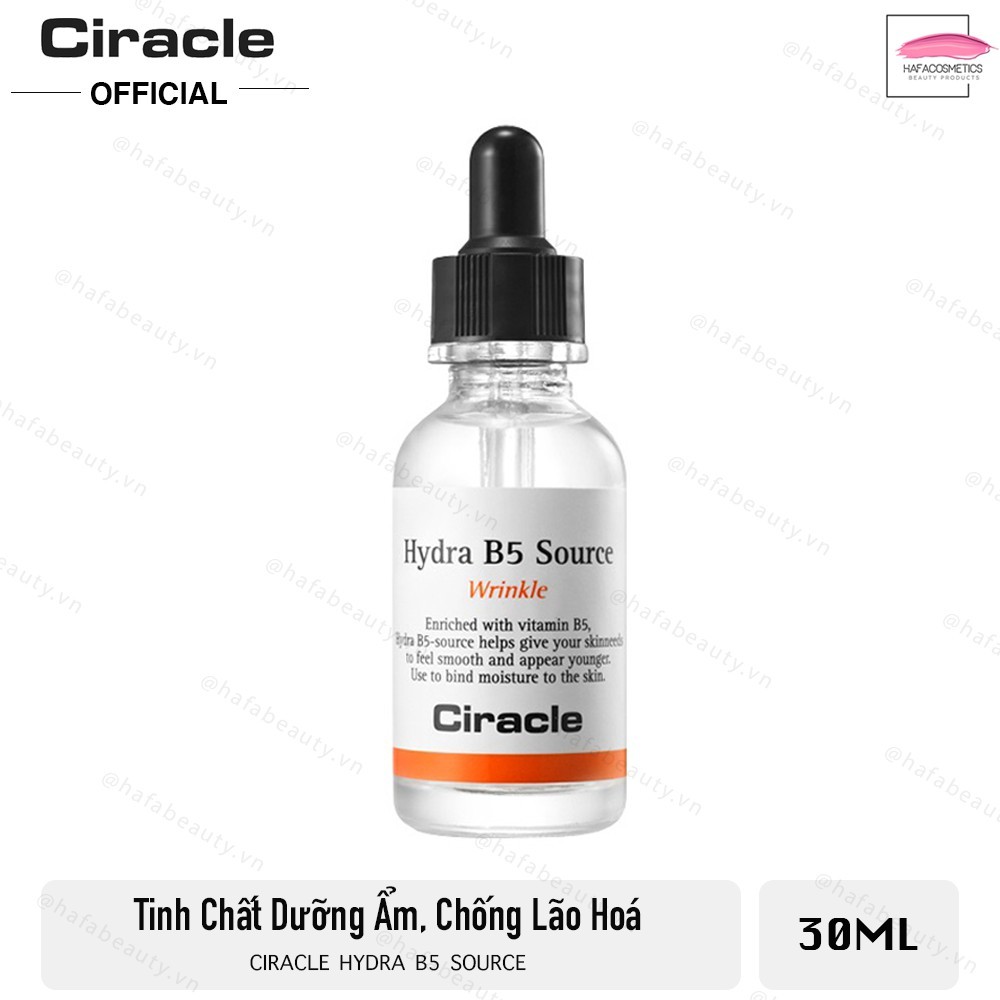 Tinh chất dưỡng sáng da, chống nhăn hiệu quả Ciracle Hydre B5 Source Wrinkle 30ml