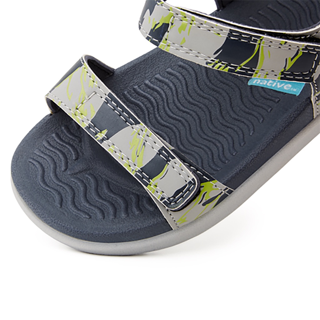 Giày Sandals Trẻ Em NATIVE Charley Print Child - Pigeon Grey