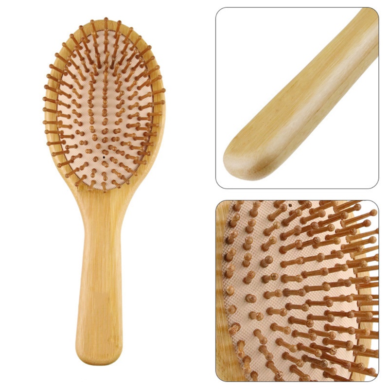 Bộ 2 Lược Chải Tóc Bằng Tre Giúp Gỡ Rối Tóc Cho Nam Và Nữ YOUYO