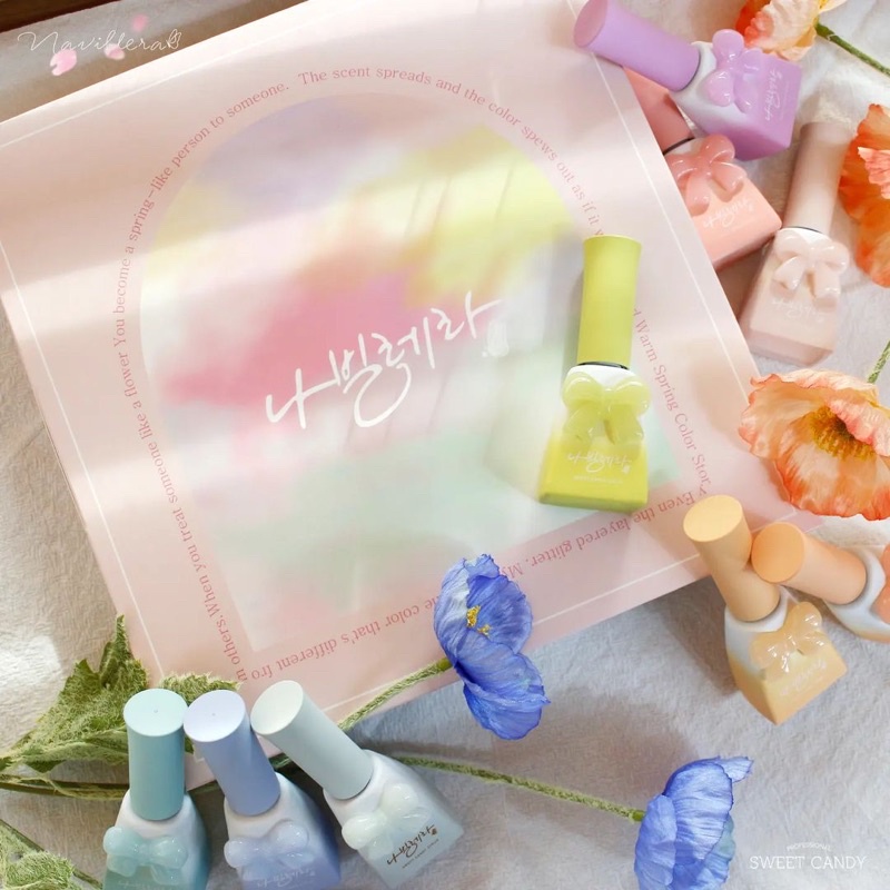 Sơn thạch Candy Nail chính hãng Hàn Quốc set Navillera