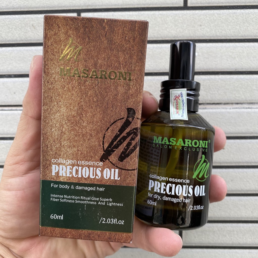 Tinh dầu dưỡng tóc Masaroni Argan Precious Oil 60ml