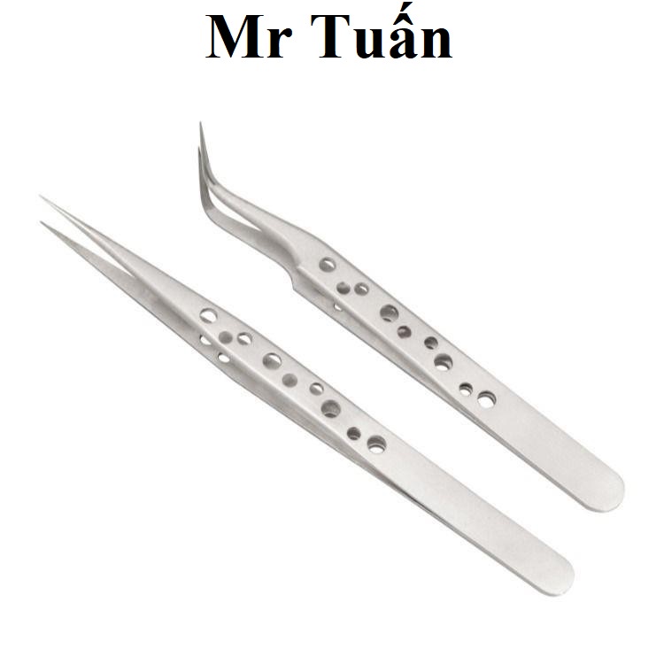 NHÍP TÁCH MI CONG LỖ - thẳng lỗ loại 1- nối mi- fan  - dụng cụ nối mi- mr Tuấn