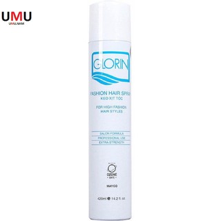 Keo Xịt Tóc Giữ Nếp Mềm Glorin 420 Ml.