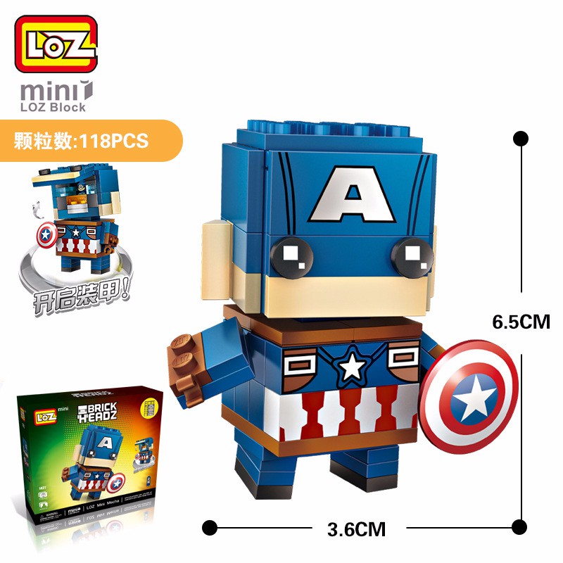 BILEGOX Lego mini LOZ-1421 NLG0002-07