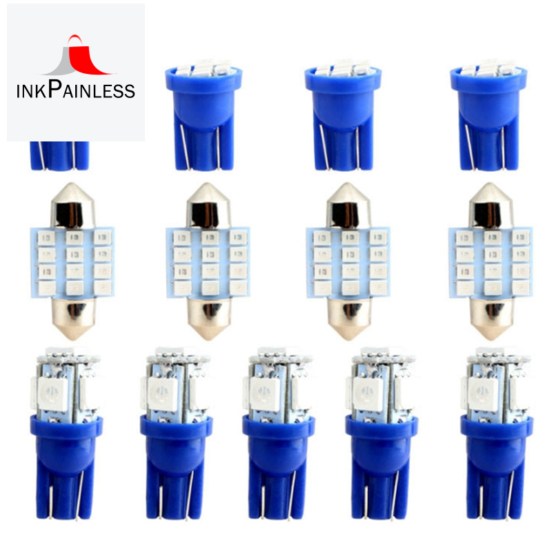 Bộ 13 Đèn Led 12v Cho Xe Hơi