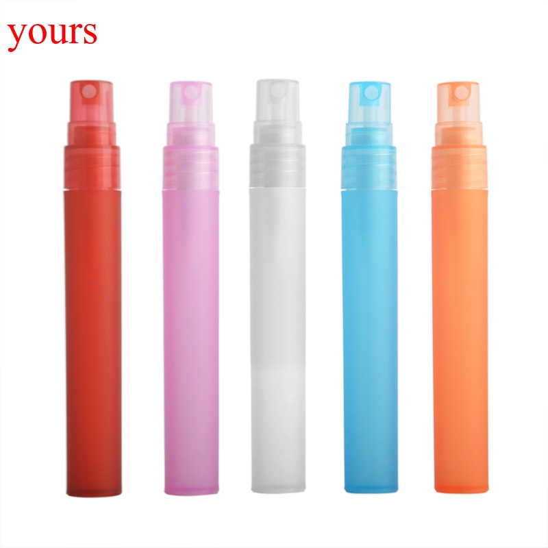 Set 5 lọ nhựa rỗng 10ml dạng xịt mini đựng nước hoa tiện dụng