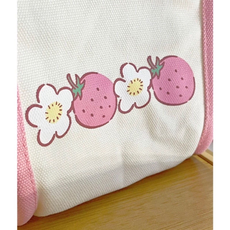 SANRIO Túi Vải Canvas Vuông In Hình Cinnamoroll My Melody Dễ Thương