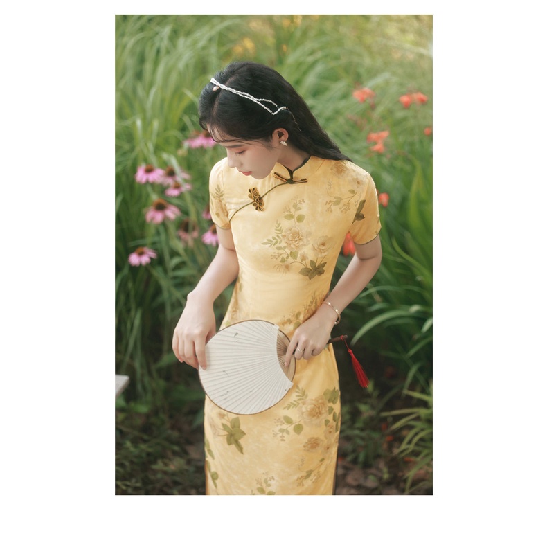 Đầm Sườn Xám Thượng Hải Siêu Xinh