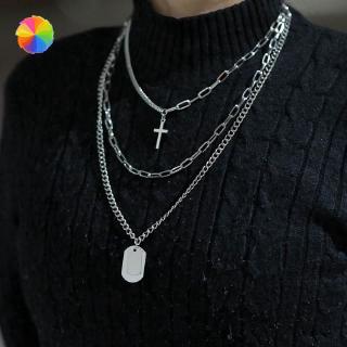 Dây Chuyền Mặt Thánh Giá Kim Loại Thời Trang Cho Cặp Đôi