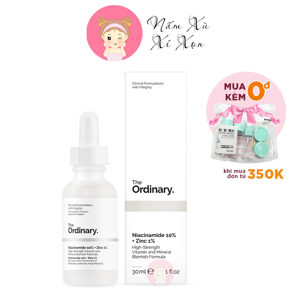 Tinh Chất Ngừa Mụn & Giảm Thâm The Ordinary Niacinamide 10% + Zinc 1% 30ml