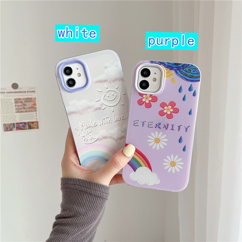 Ốp Điện Thoại Hình Ánh Nắng Mặt Trời Cho iphone 13 11 12 Pro Max 6 6s 7 8 Plus X XR XS Max