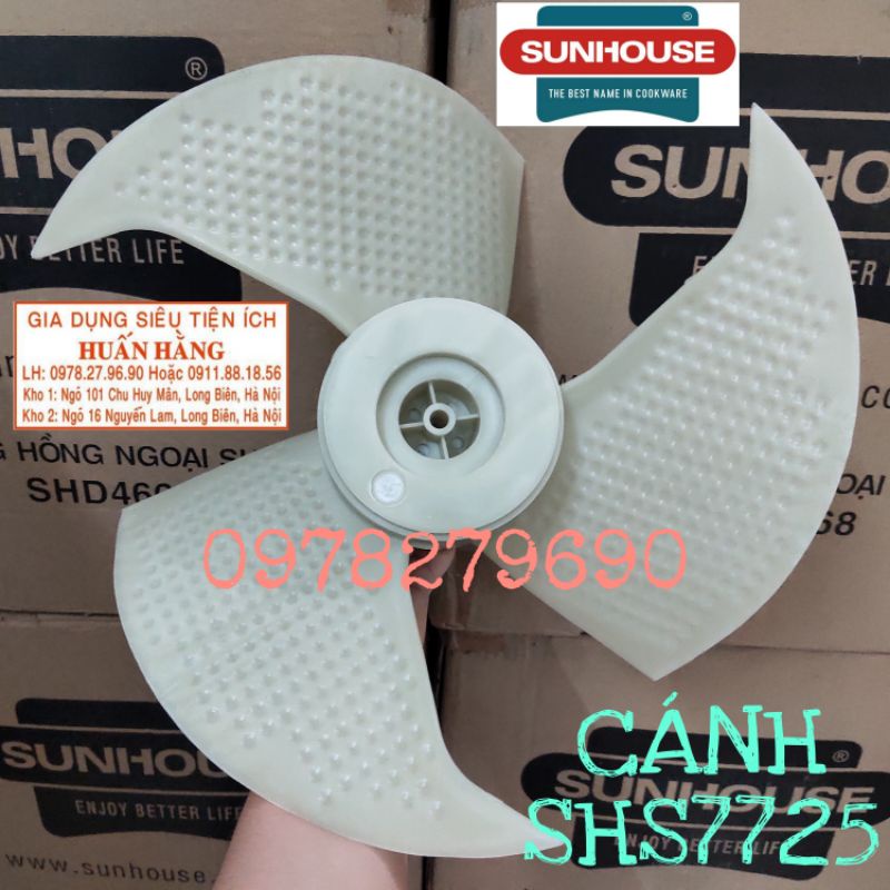 (MỚI CHÍNH HÃNG) LINH KIỆN CÁNH QUẠT ĐIỀU HOÀ SUNHOUSE SHD7725 SHD 7725
