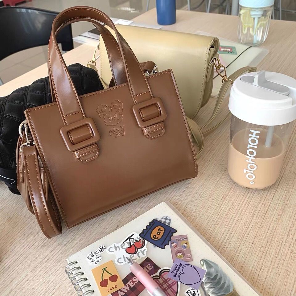 Túi Xách Đeo Vai Màu Sắc Kẹo Ngọt Thanh Lịch Thời Trang Mùa Thu Cho Nữ