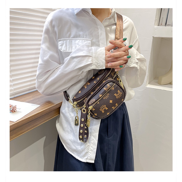 Túi Đeo Bụng Linh Store Túi Bao Tử Nữ Nhiều Ngăn Hottrend Phong Cách Ulzzang Hàn Quốc - LS32