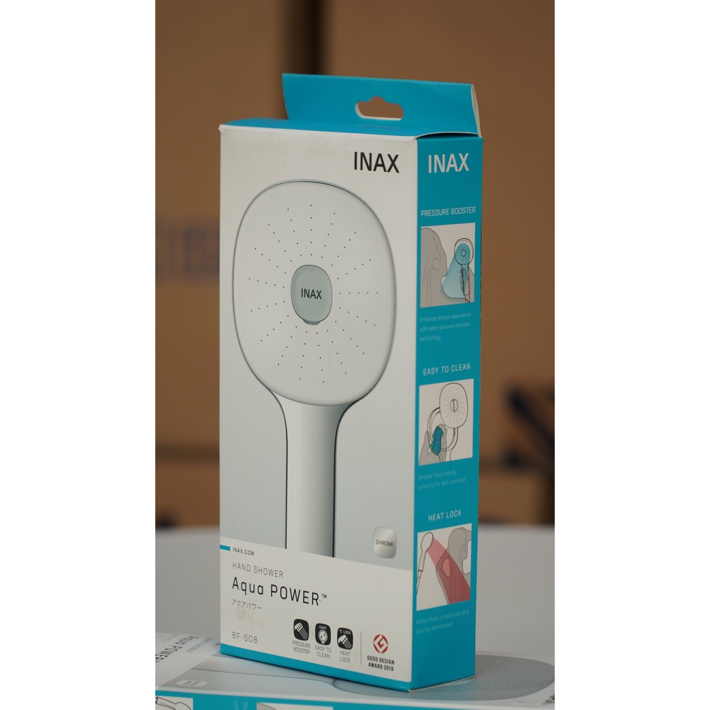 Sen Tắm INAX Chính Hãng, Vòi Sen Tăng Áp BF-SC8 SIÊU MẠNH