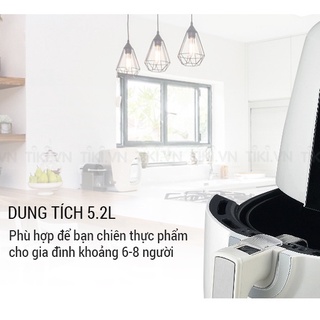 Nồi chiên không dầu điện tử Lock&Lock cảm ứng dung tích 5.2 lít EJF351 - HAPOS