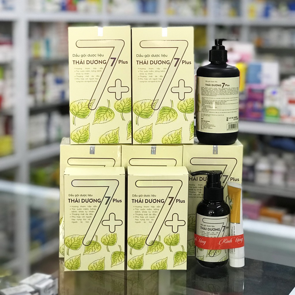 [Sản Phẩm Mới]Dầu Gội Thảo Dược Thái Dương 7 Plus 250 ml 100ml