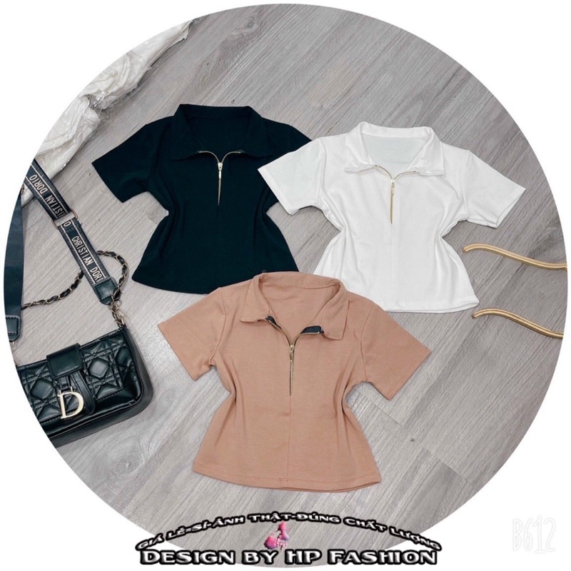 Áo kiểu croptop lửng dây kéo ngực Siêu sexy form ôm body- ảnh thật kèm video- HÀNG CÓ SẴN