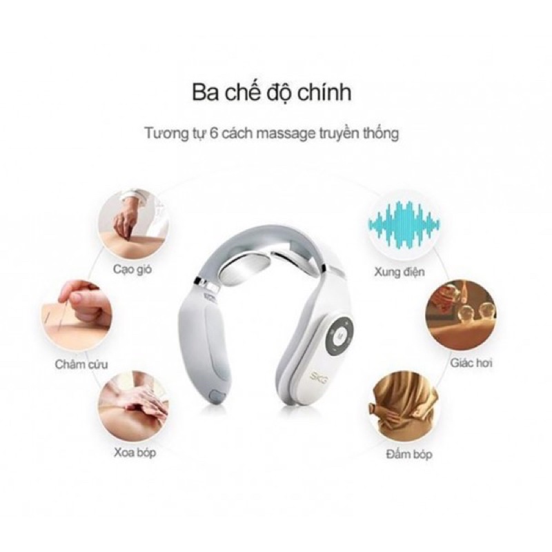 Máy massage cổ SKG 4098E công nghệ xung điện TENS