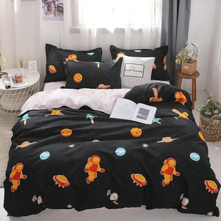 Bộ chăn ga gối 4 món Poly Cotton CH-232 Phi Hành Gia