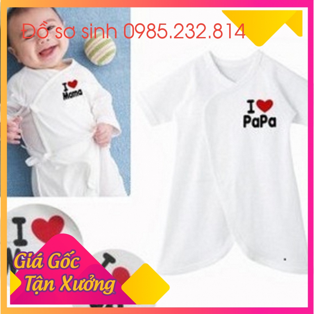 Body xô Nhật, chất vải xô mềm thấm hút mồ hôi phù hợp cho bé sơ sinh-6,5kg