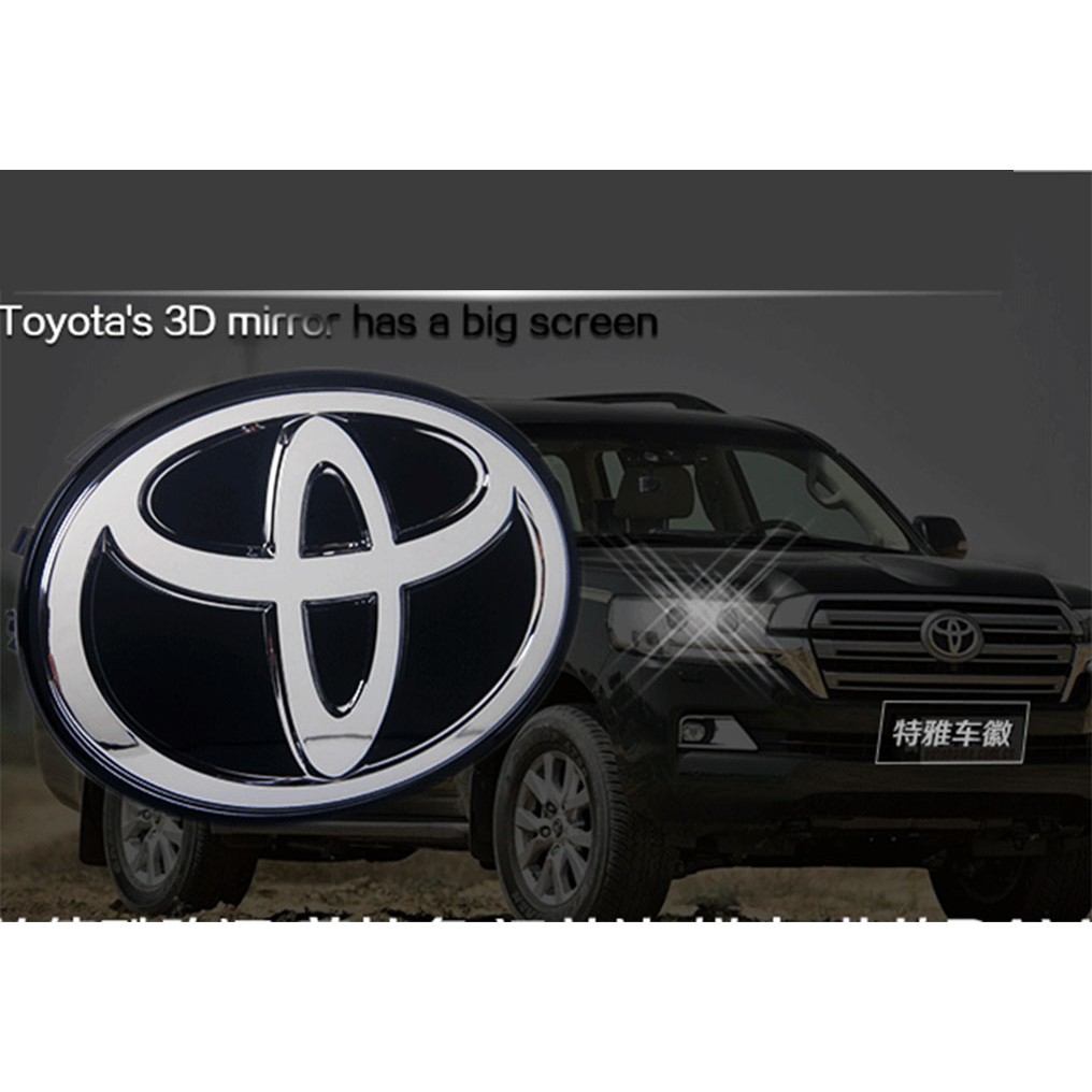 Logo Toyota 3D thiết kế sang trọng gắn phía trước xe hơi