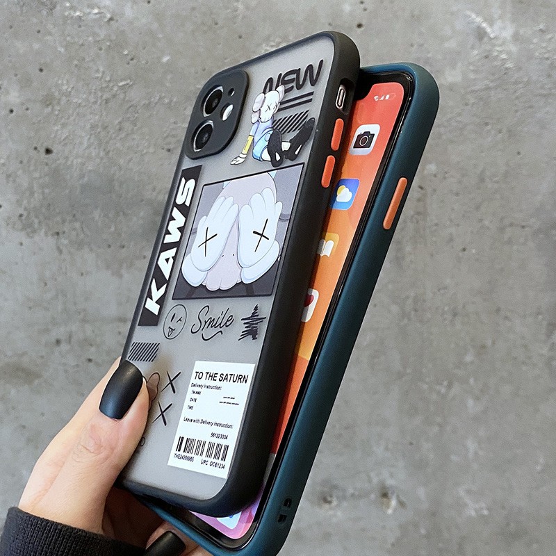 Ốp điện thoại mặt nhám bảo vệ camera cho Iphone 12 Mini 11 Pro Max X XS XR SE 2020 8 7 6 6S Plus | BigBuy360 - bigbuy360.vn