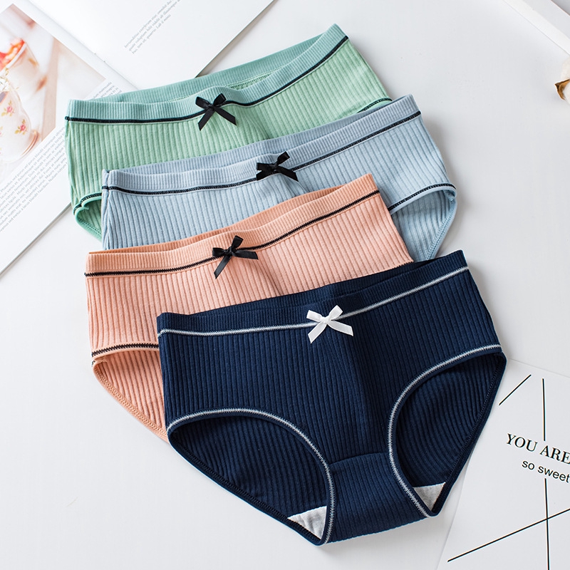 Đồ lót nữ / Cotton chủ đề đơn giản / Tóm tắt cô gái eo | BigBuy360 - bigbuy360.vn