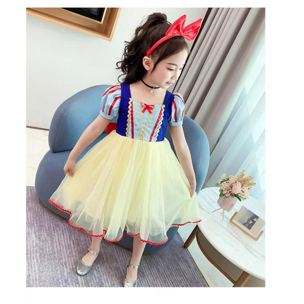 Đầm Công Chúa Elsa Cho Bé Gái (2-8 Tuổi)