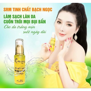 Sữa rửa mặt giảm mụn - sữa rửa mặt tinh thể bạc bạch ngọc ncollagen 70ml
