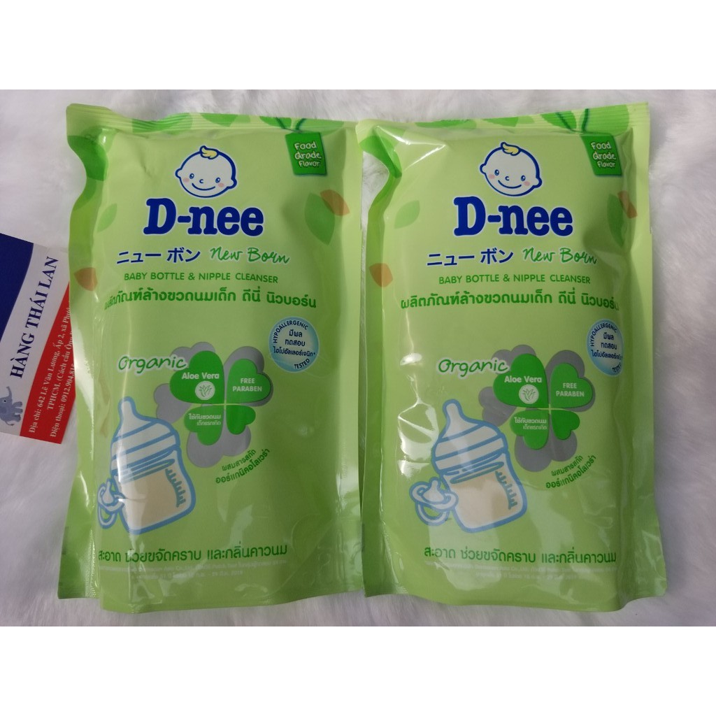 Nước súc rửa bình sữa Dnee bịch 600ml