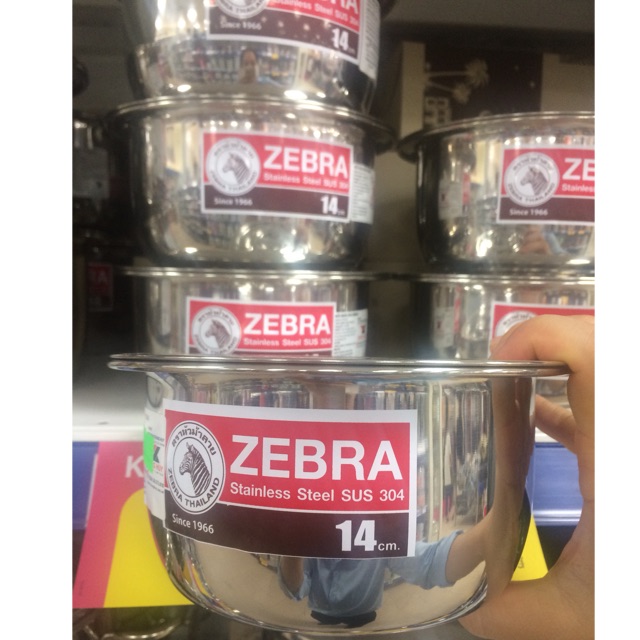 Nồi inox Thái Lan Zebra- size 14cm