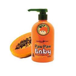 Sữa tắm gội Paw Paw Baby Healthy Care 500ml của Úc cho trẻ