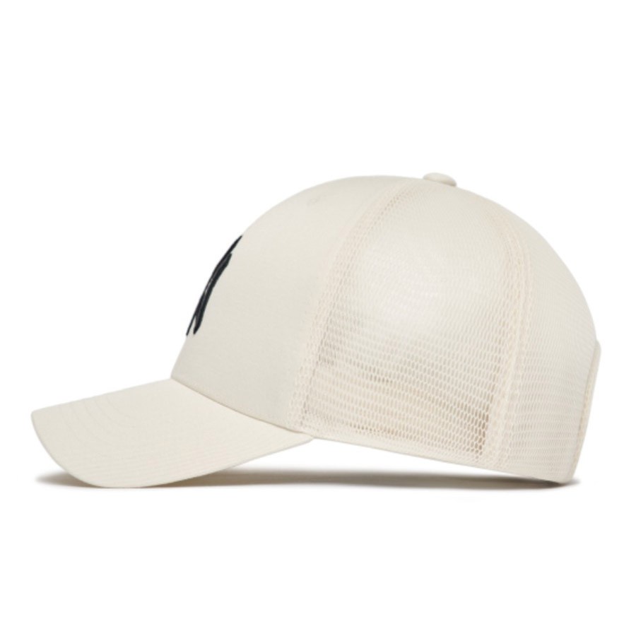 MŨ MLB BASIC MESH CAP NEW YORK YANKEES WHITE