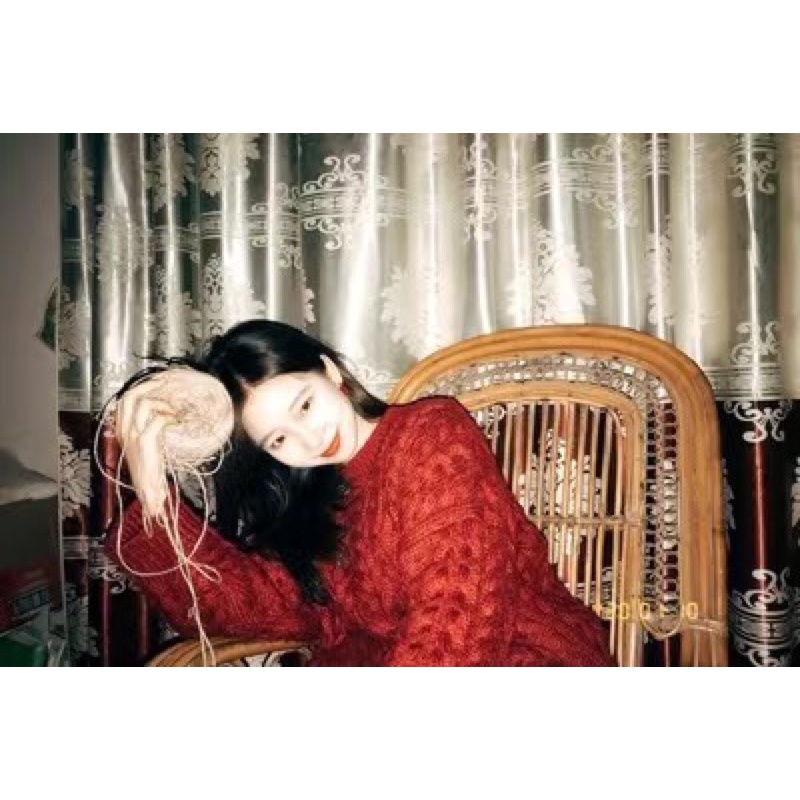 Áo len thừng đỏ