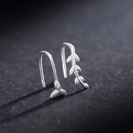 Đôi Bông Tai Mạ Bạc 925 Thời Trang Dành Cho Nữ