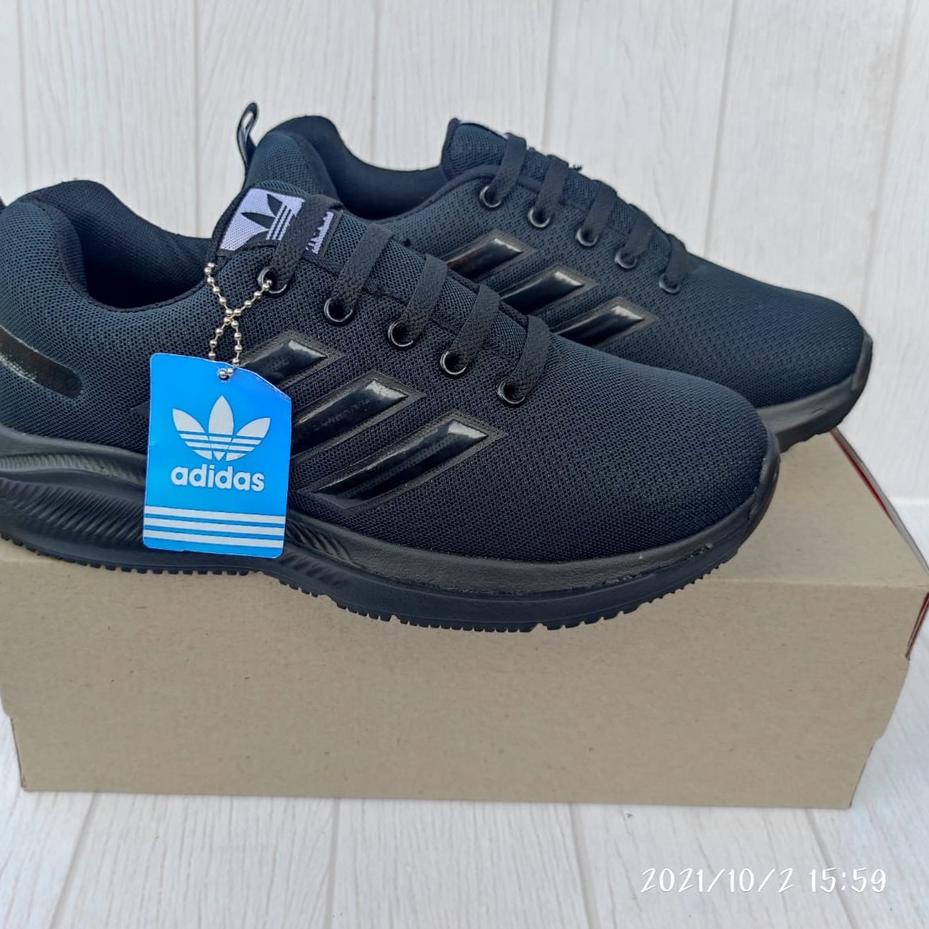 ⚡️Giày Đi Học Màu Đen Mới Nhất Và = Giày Adidas Đen Trơn. Giày Đen Cô Gái!!