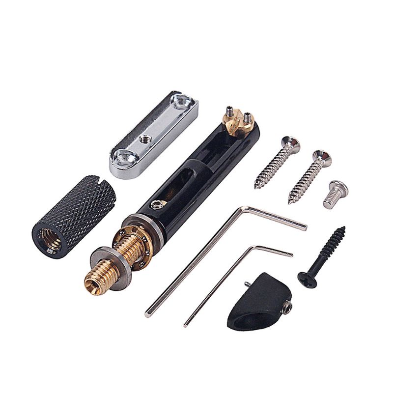 Phụ Kiện Cầu Đàn Bass Một Đầu Màu Đen 5 Dây Bằng Niken Chuyên Dụng Chất Lượng