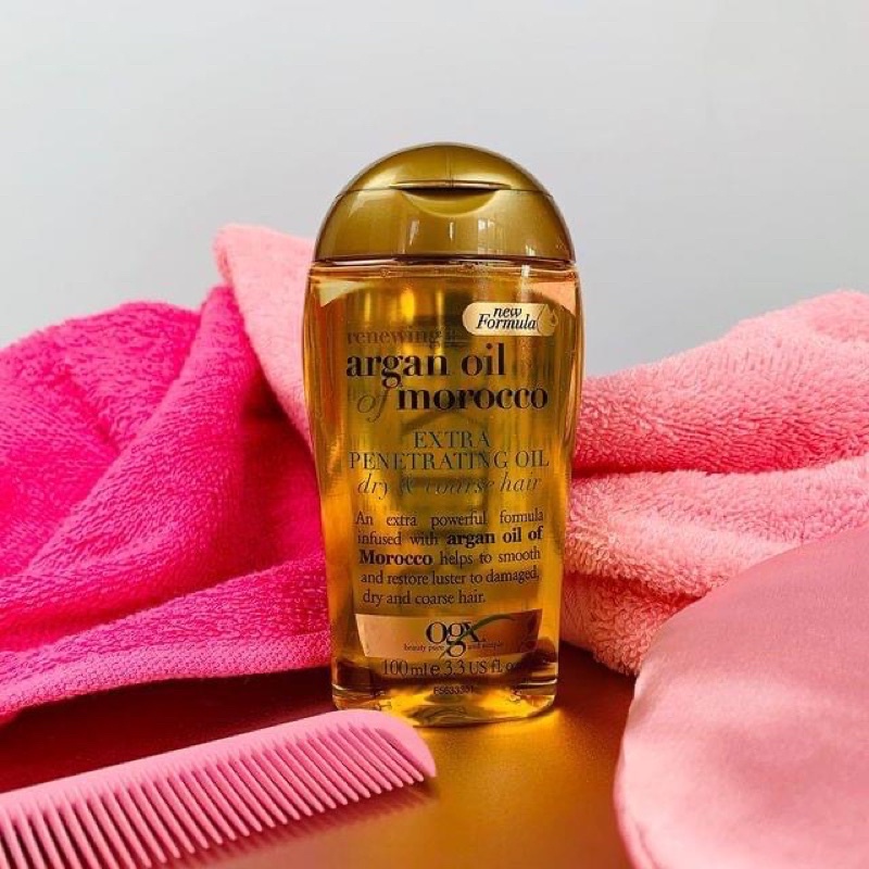 Tinh dầu dưỡng Tóc OGX Renewing Argan Oil Morroco Extra Penetraring oil
