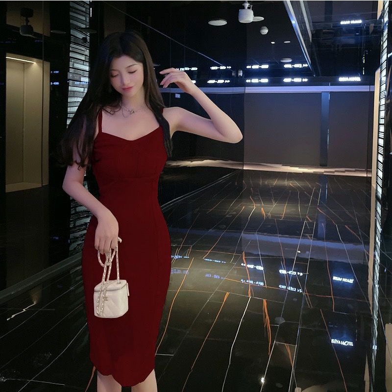 [MURIOKI] Đầm không tay dáng ôm Thiết Kế Mới Tôn Dáng Quyến Rũ