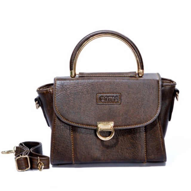 Túi đeo chéo CNT nữ TĐX25 Taylor nâu sang trọng