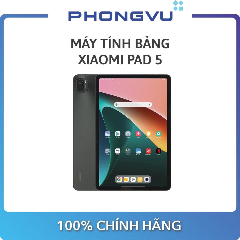 Máy tính bảng Xiaomi Pad 5 (6GB/128GB) (Xám) - Bảo hành 12 tháng