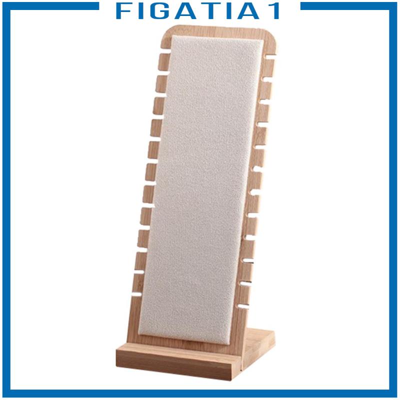 Giá Đỡ Trưng Bày Trang Sức Bằng Da Và Tre figatia1