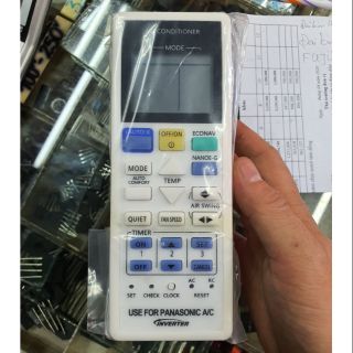 Điều khiển điều hoà panasonic inverter. m.q: 0765563012