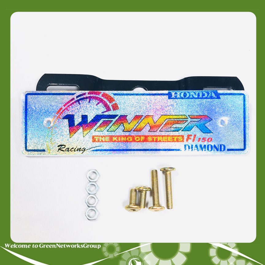 Bảng mica trang trí cho xe Winner Greennetworks