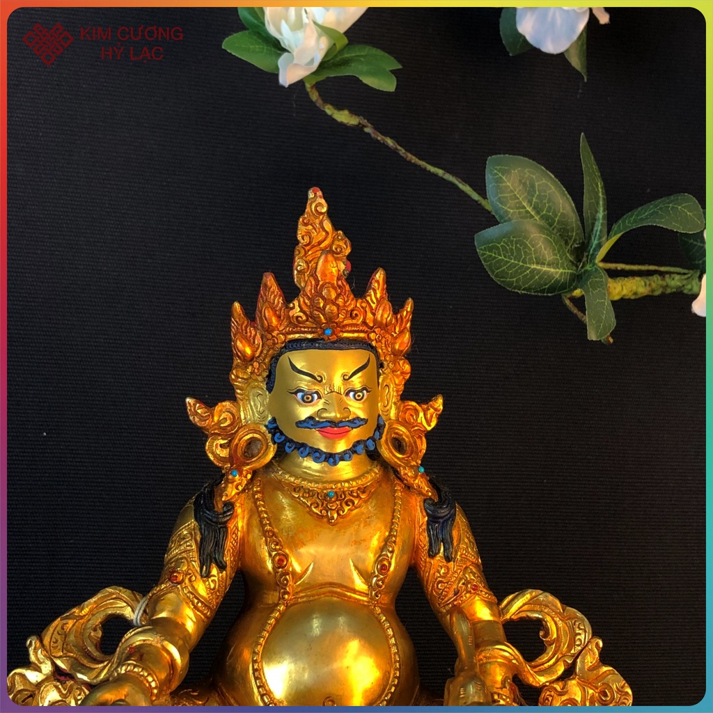 Tượng Hoàng Thần Tài Dzambala Mật Tông  - Thủ Công Nepal