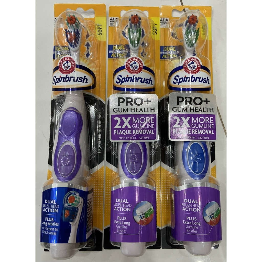 Bàn chải pin Spinbrush Pro Gum Health hàng mỹ