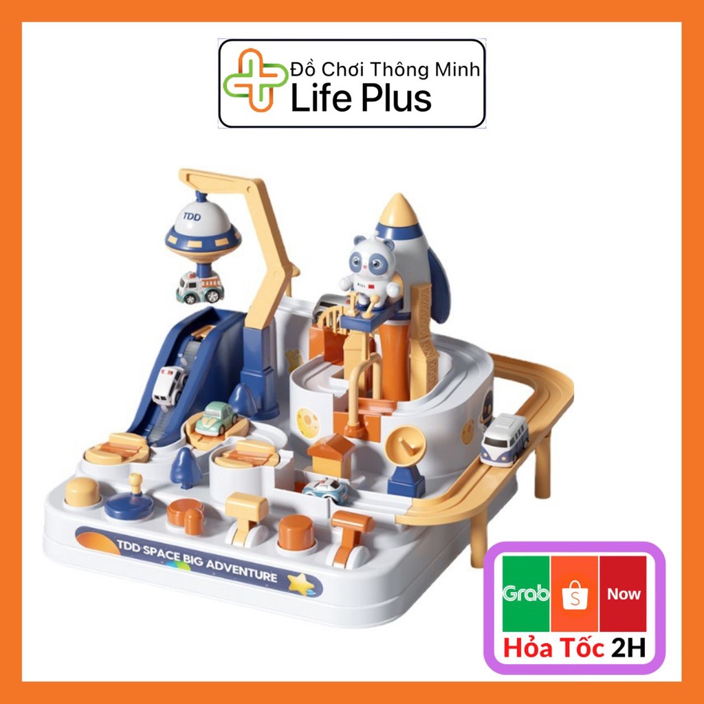 Đồ Chơi Mô Hình Ô tô Phiên Bản Đường Đua Dải Ngân Hà , Kèm Xe Ô Tô, Điều Khiển Bằng Tay - Life Plus