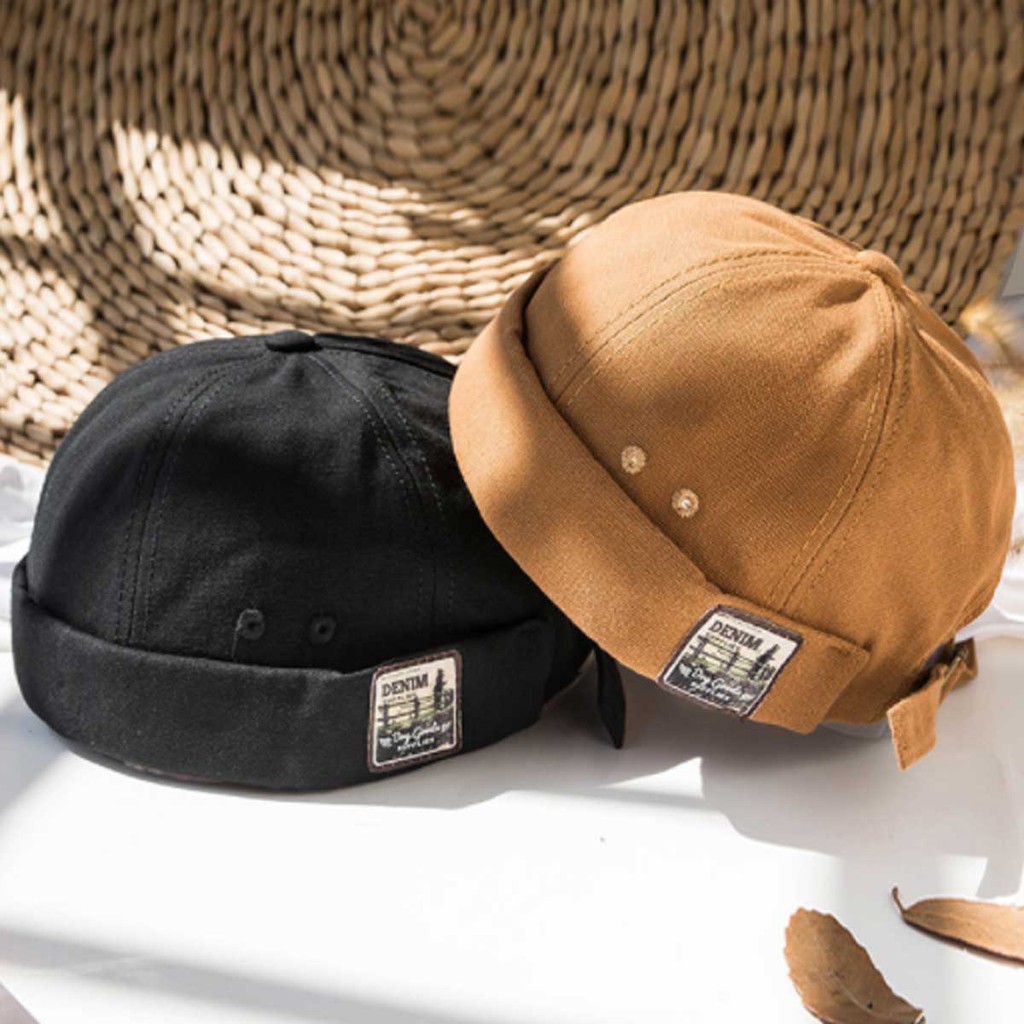 Mũ tròn (miki hat) thời trang nam nữ, phong cách Retro (MU16) - Mũ dưa hấu unisex